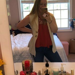 Eddie Bauer wool sweater vest